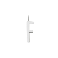 Design Letters Archetype Pendant 16mm Silver A- Z - F