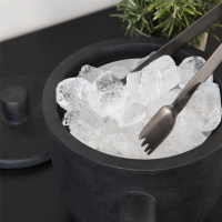 House Doctor Eiswürfelzange / Cocktailzange , Ice, Gunmetal-Grau L: 17 cm