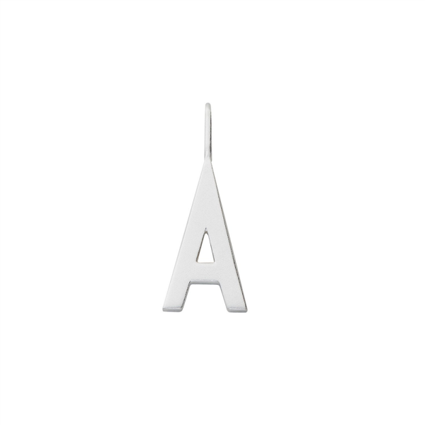 Design Letters Schmuckanhänger / Charm Archetyp-Anhänger 16mm Silber A- Z