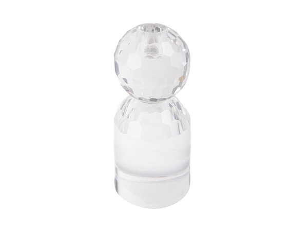 Present Time Candle Holder Crystal Art Large Ball Clear