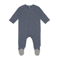 Casual Pajamas With Feet Gots Triangle Blue 50/56, 0-2...