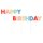 Meri Meri Happy Birthday Acrylic Cake Topper