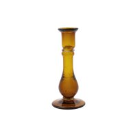 House Doctor candlestick Glee, Amber 22 cm
