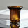 House Doctor candlestick Glee, Amber 22 cm