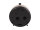 Present Time KARLSSON Wecker Button Metall Matt Warmgrau 9X5X11cm