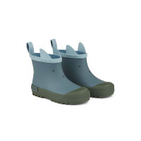 LIEWOOD Tekla rubber boots Rabbit / Whale blue multi mix