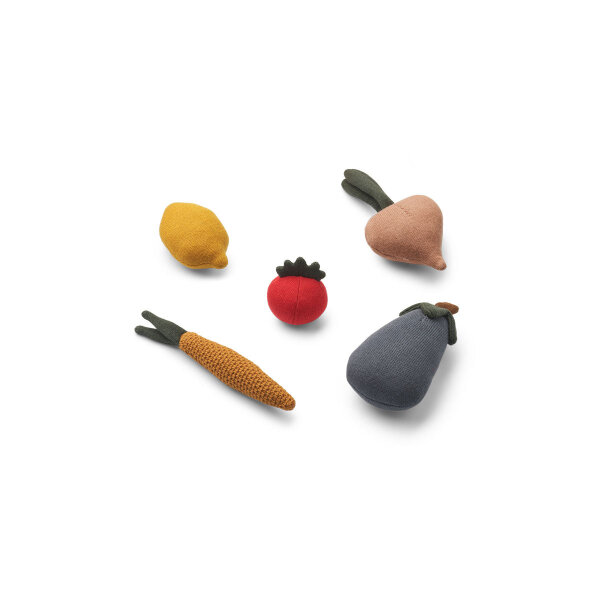 LIEWOOD Lisa Spiel-Set Gemüse  5er-Pack Vegetables multi mix One Size