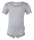 ENGEL baby bodysuit, short sleeve, IVN BEST in silver, size 50/56