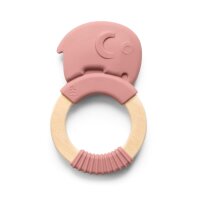 Sebra silicone teething ring on wooden ring, Fanto,...