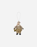 House Doctor Ornament / Christbaumanhänger / Dekoaufhänger , Santa Claus, Champagner
