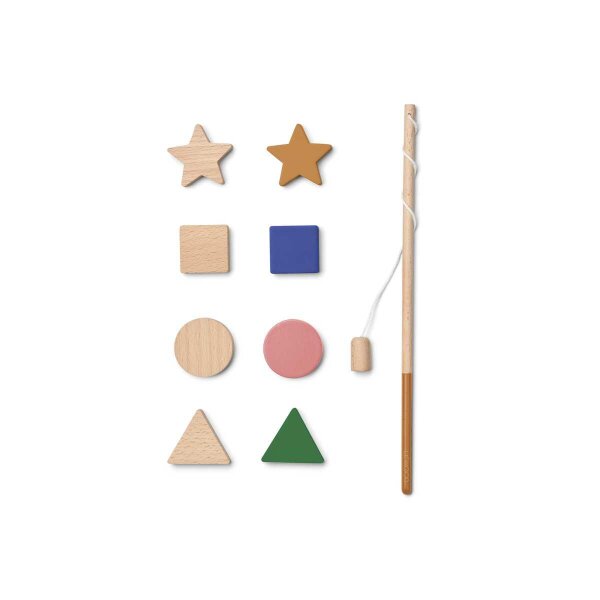 LIEWOOD Sebastian fishing game Geometric / surf blue multi mix One size