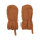 Konges Sløjd NOHR Baby Snow Mittens LEATHER BROWN