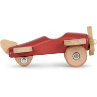 Konges Sløjd wooden airplane RED one size