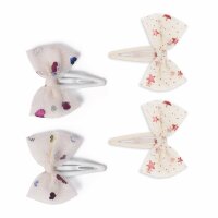 Konges Sl&oslash;jd tulle bowie hair clips 4-pack HEART...