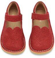 Konges Sl&oslash;jd Minnie Coeur glitter shoe CHRISTMAS RED