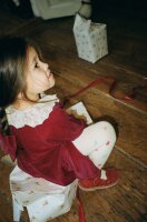 Konges Sløjd Minnie Coeur glitter shoe CHRISTMAS RED 24