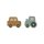 LIEWOOD Gia teething ring 2-pack Vehicles / Blue fog multi mix One size