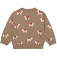 Konges Sl&oslash;jd Lapis Jaquard Knit Sweater Marzipan