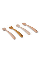 LIEWOOD Scott childrens cutlery fork 4-pack Rose multi mix ONE SIZE