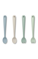 LIEWOOD Shea childrens cutlery fork and spoon 4-pack...