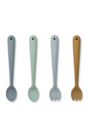 LIEWOOD Shea childrens cutlery fork and spoon 4-pack...
