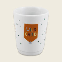 ava&amp;yves porcelain mug Adventure &quot;WILD CHILD&quot;