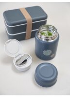 Fabelab Lunchbox - Blue - Organic Plastic - Double Tier