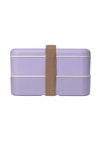 Fabelab Lunchbox - Purple - Organic Plastic - Double Tier