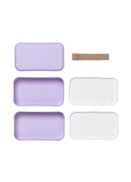 Fabelab Lunchbox - Purple - Organic Plastic - Double Tier