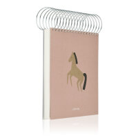 LIEWOOD Shelly Notizbuch/Skizzenbuch Horses / Pale tuscany ONE SIZE