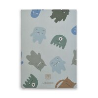 LIEWOOD Jae notebook medium Monster / Mist ONE SIZE