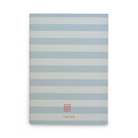LIEWOOD Jae Notebook medium Stripe Sea blue / Sandy ONE SIZE