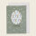 ava&yves vouwkaart paasei, groen/wit/paars - Vrolijk Pasen