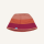 Finkid LASSE sun hat in colorblocking terra cotta/raspberry