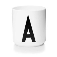 Design Letters Personal Porcelain cup/Becher/Tasse Weiß A-Z