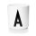 Design Letters Personal Porcelain cup/mug White A-Z