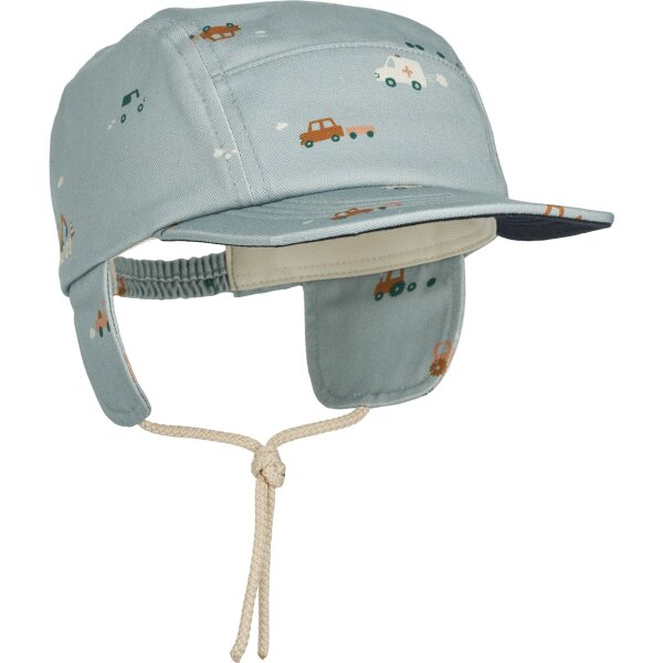 LIEWOOD Opal Baby Cap Cappy Vehicles / Dove blue 47
