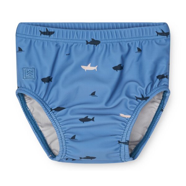 LIEWOOD Anthony Baby Bathing Pants Printed Shark / Riverside 80