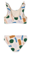 LIEWOOD Bow Bikini Set Printed Paint stroke / Sandy