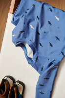 LIEWOOD Noah Long Sleeve Swimming T-Shirt Printed Shark / Riverside 68