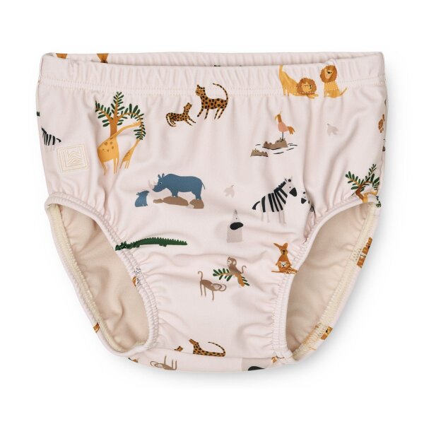 LIEWOOD Anthony Baby Swim Trunks Printed All Together - Sandy