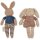 Konges Sløjd cuddly toy friends bunny 2-pack BUNNY one size