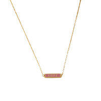 Design Letters Candy Series: Ketting - Liefde -18k...