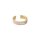 Design Letters Candy Series: Gestreepte Ring - 18K Verguld - PINK