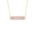 Design Letters Candy Series: VIP Necklace with Pendant - 18K Gold Plated - LILAC BREEZE