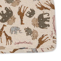 Konges Sl&oslash;jd quilted bed bag ELEPHANTASTIC one size