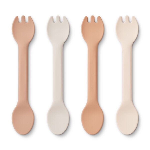 LIEWOOD Jan 2 in 1 cutlery 4-pack Rose multi mix ONE SIZE