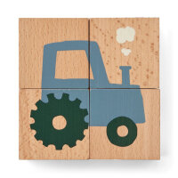 LIEWOOD Aage Puzzle Vehicle / Nature ONE SIZE