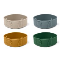 LIEWOOD Emily bowl 4-pack Garden green multi mix ONE SIZE