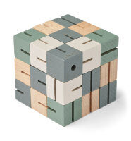 LIEWOOD Gavin cube bricks 27 pieces Faune green mix ONE SIZE